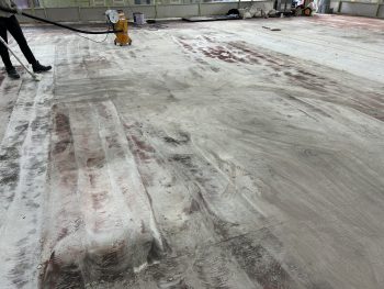 愛知県安城市　部品製造工場　防滑塗床工事